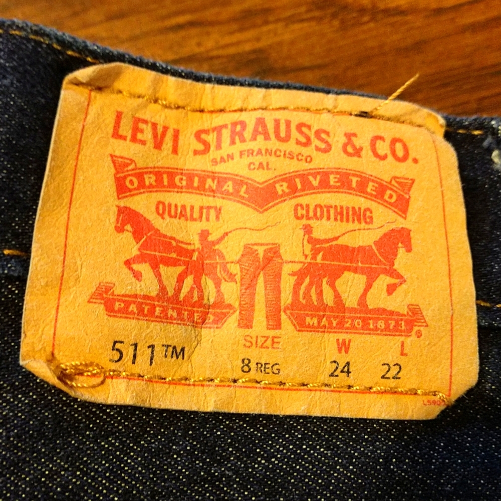 Levi's boys 511 slim size 8 Reg.